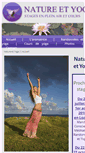 Mobile Screenshot of nature-et-yoga.com
